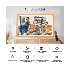 215b2-z-j Fullja Large Digital Picture Frame Smart Photo - 21.5-inch 1920x1080 I #3