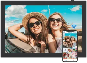 Fullja 607601289072 Digital Picture Frame 10.1-inch Digital-photo-frame - 32gb Ips