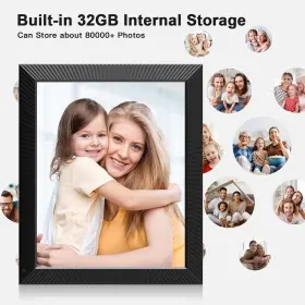 Fullja 635393135840 17 Inch Smart Dual-wifi Digital-photo-frame - Touch Screen Motion Sensor La #2