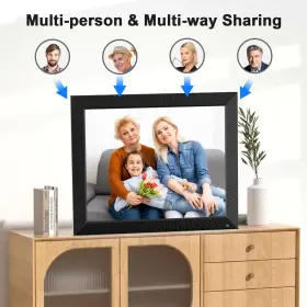 Fullja 635393135840 17 Inch Smart Dual-wifi Digital-photo-frame - Touch Screen Motion Sensor La #3