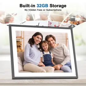 Fullja 658361871717 17-inch Digital Picture Album Large Photo Frame - 32gb Smart Fr #3
