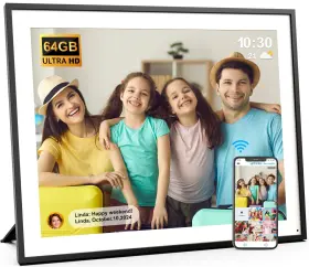 Fullja 658361871755 19-inch Digital Picture Frame Large-photo-frame - 64gb Dual-wifi Fram