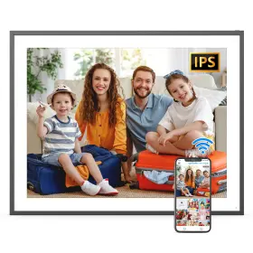 Fullja 658362220736 Smart Digital Picture Frame 19-inch-photo-frame - Dual-wifi Large Fra