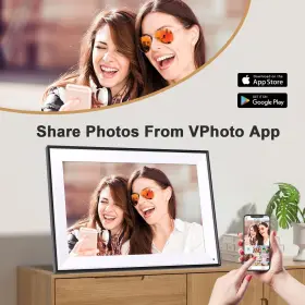 Fullja 658370891980 10.1 Inch Digital-picture-frame Smart Digital Photo-frame - Ips Touch Screen Aut #3