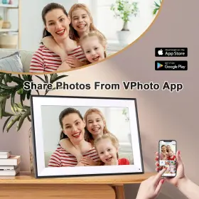 Fullja 658370892024 10.1-inch Digital Photo Frame Smart-picture-frame - Electronic Hd Ips T #3