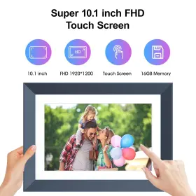 Fullja 658370892123 10.1 Inch Wifi Photo Frames Wireless-digital-picture-frame - Smart Electronic Pho #3