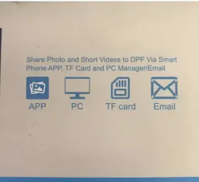 Bv8vj921jf Fullja Wifi Digital Picture Frame 9 Inch Wi-fi 8gb Built In Memory #3