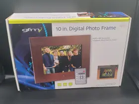 Dp-10411eb Gfm 10 Inch Lcd Digital Photo Frame W 3-in-1 Browser Music And Movie Player
