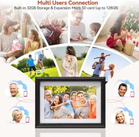 Y101 Ggyd 10.1 Inch Wifi Digital Picture Frame - Hd Touchscreen 32gb Storage Easy Shari #2