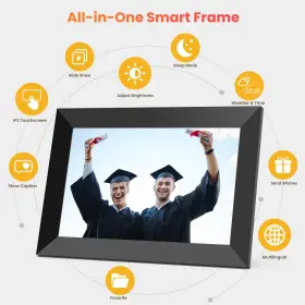 Gl-dzxk-02 Girool 2 Pack Digital Picture Frame Hd Ips Screen Photo Wifi Sd #3