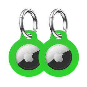 Glo-x 351694000205 2 Pack Glow Airtag Holder - Keychain Air Tag Case