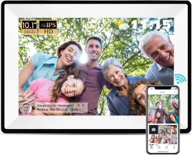 Hy-01a Glusine Digital Picture Frame Wifi 10.1inch 1280x800 Ips Hd Color Touch Screen