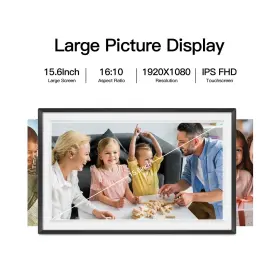 Hy-156a Glusine Frameo 32gb Smart Digital Picture Frame 15.6inch Large Wifi Photo Fra #2