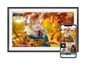 Hy-156a Glusine Frameo 32gb Smart Digital Picture Frame 15.6inch Large Wifi Photo Fra