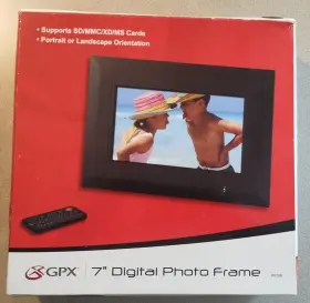 Pf708 Gpx 047323708015 7 Inch Digital Photo Frame