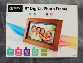 Pf903cw Gpx 9 Inch Digital Photo Frame Never Used #2