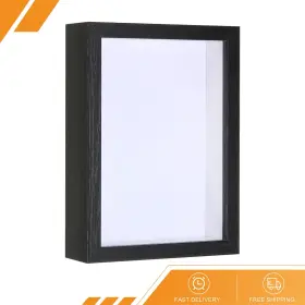 Gryfton 669739993597 6x8 Shadow Box Frame Black Wooden Floating