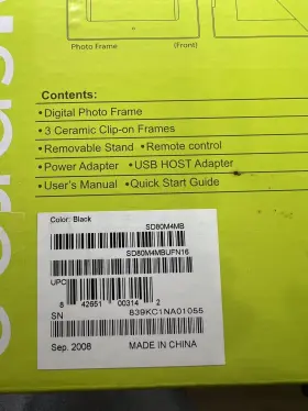 Hanspree 842651003142 Hannspree 8 Inch Digital Photo Frame New #3