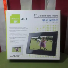 Sd7021 Hanspree Streaming Pictures 7 Inch Digital Picture Frame Xv-s High-res With Box 2010s