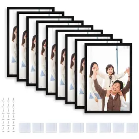 Happy Reunion 768432658960 8x12 Picture Tiles Mix Frames Stick On Wall Photo Pee