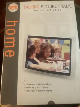 630-0234 Home 5 X 7 Motion Activated Talking Picture Frame