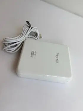 Pocketprint3 Home Ihmp33w Ihome Mobile Photo Printer - White Square 3x3 Inch Prints Bluetooth