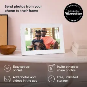 Ukeu900-wht Home Inc. Carver Hd Smart Digital Picture Frame 10.1 Inch Wifi Cloud Photo #2