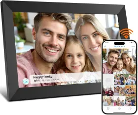 Hongweidakejiyouxiangongsi 744759778673 10.1 Inch Wifi Digital Picture Frame 16gb Storage 1280x800 Touch Screen