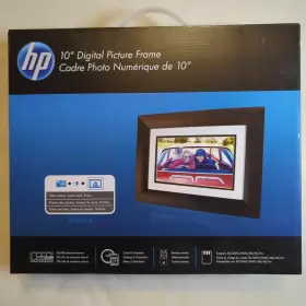 Df1010v2 Hp 10.1 Inch Digital Picture Frame Brown 256mb Internal Memory Remote