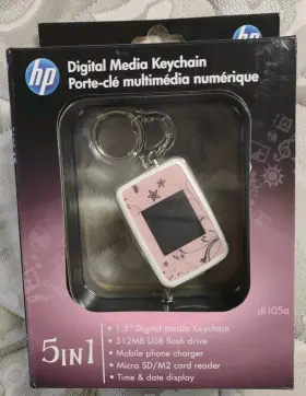 Df105a Hp Digital Media Keychain 5 In 1 Unused