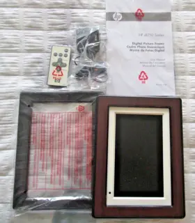 Df750 Hp Df 750 Series Digital Picture Frame Complete 7 Inch Nwob Free Shipping