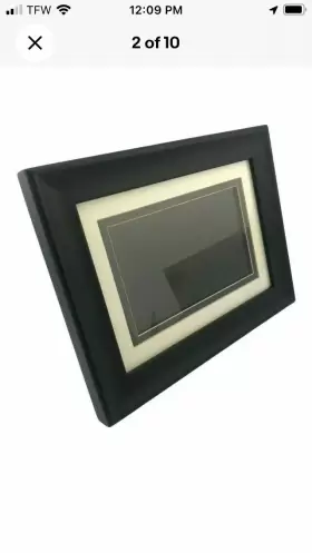 Df780a4-18 Hp 7 Inch Digital Picture Frame. Solid Wood. Df780a4