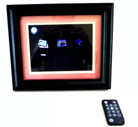 Df840a4-19 Hp Df840 8 Inch Digital Picture Frame With Remote And Power Cord Model