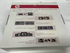 W00909048109 Hp 7 Inch Digital Solid Wood Picture Frame Remote Df780b2 2gb Memory #2
