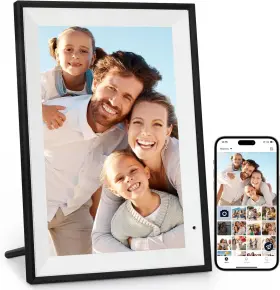Humblestead 768857724790 Digital Picture Frame 10.1 Inch Photo With 32gb Storage 1280