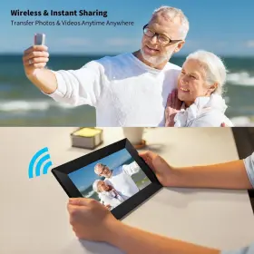 Hyjoy 716963984737 Digital Picture Frame Wifi Smart 8 Inch Ips Hd Touch Screen Photo Fra #2