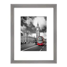 Ikalede 673143999502 9x12 Rustic Picture Frame Display Pictures 6x8 With Mat Or Without W