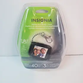 Ns-dkeybk10 Insignia Digital Picture Key Chain 1.8 Inch Lcd Color Display Dkeybk10