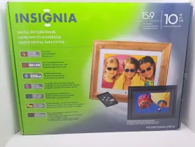 Ns-dpf10ww-09ca Insignia 10 Inch Digital Picture Frame With 2 Interchangeable Frames 15 9