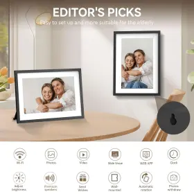 P201 Jaokpo Uhale Digital Picture Frame Wifi With App 10.1 Inch Ips Hd Touch Screen Loop #2