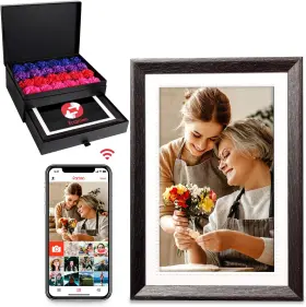 J001 Jazeyeah Frameo 10.1 Inch Wifi Digital Picture Frame Smart Electronic Cloud Dig
