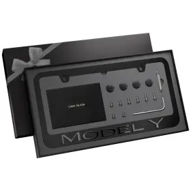 A000229 Jdmstyle Black License Plate Frame For Model Y
