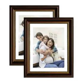 Jdostar00001 Jdostar 009301403628 8x10 Picture Frame Set Of 2 Display 5x7 With Mat And Without Real Gl