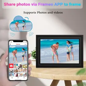 Pf04xxxus Jeemak 10.1 Inch Smart Wifi Digital Photo Frame Touch Screen Picture Auto-rotate 16gb #2