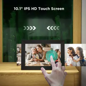Jeemayswart 726347908686 Digital Photo Frame Frameo Wifi 10.1 Inch Hd Ips Touch Screen Au #3