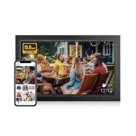 Jerbiaby 716963278287 15.6 Inch Large Digital Picture Frame Wifi Photo 32gb 1920x1080 Ips