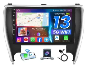 Jingelsye 750880886118 4gb 64gb Car Radio For Toyota Camry 2015 2016 2017 Upgrade 10.1 Inch Touchscreen