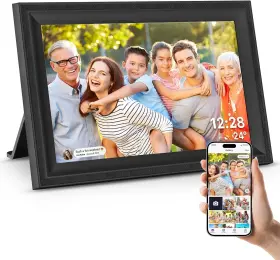 Jiugedpf 060792352577 Smart Digital Picture Frame Wifi Send Photos From Anywhere16gb Storage Smooth