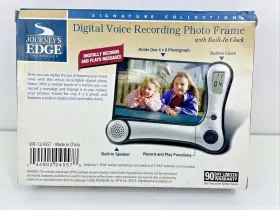 Journey S Edge 044902045578 New Journeys Digital Voice Recording Photo Frame With Built In Clock #2