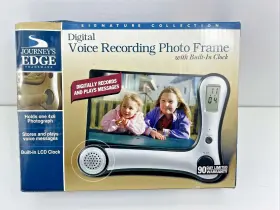 Journey S Edge 044902045578 New Journeys Digital Voice Recording Photo Frame With Built In Clock
